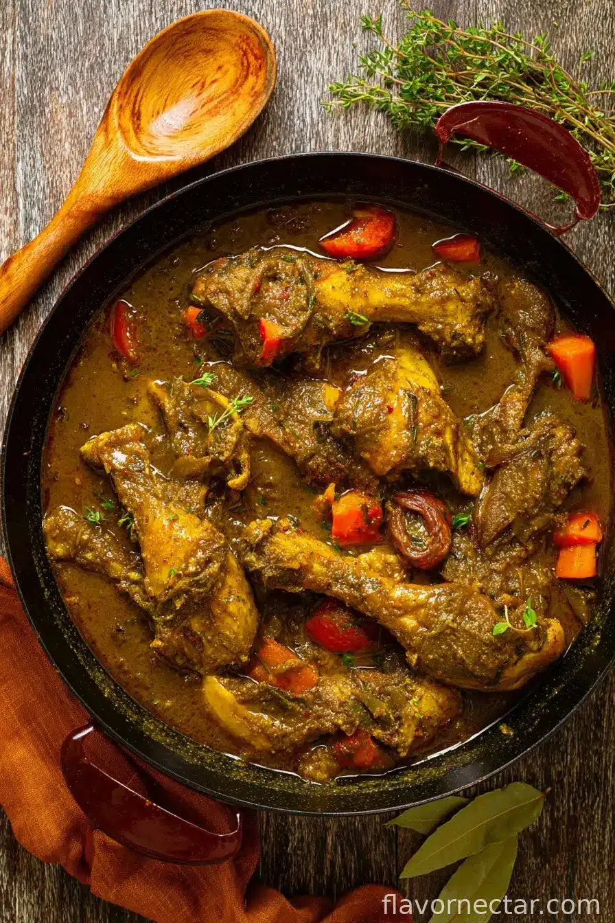 Authentic Jamaican Curry Chicken