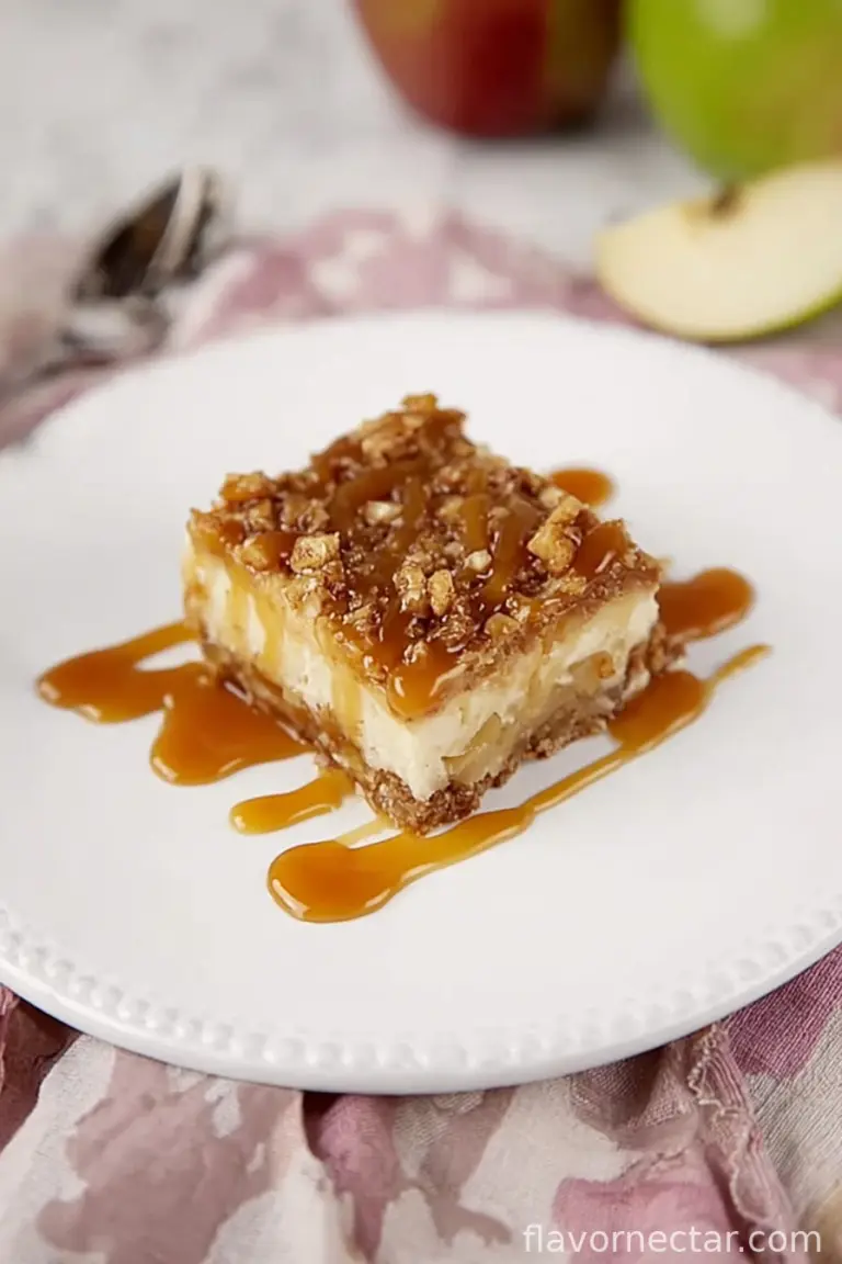 Caramel Apple Cheesecake Bars
