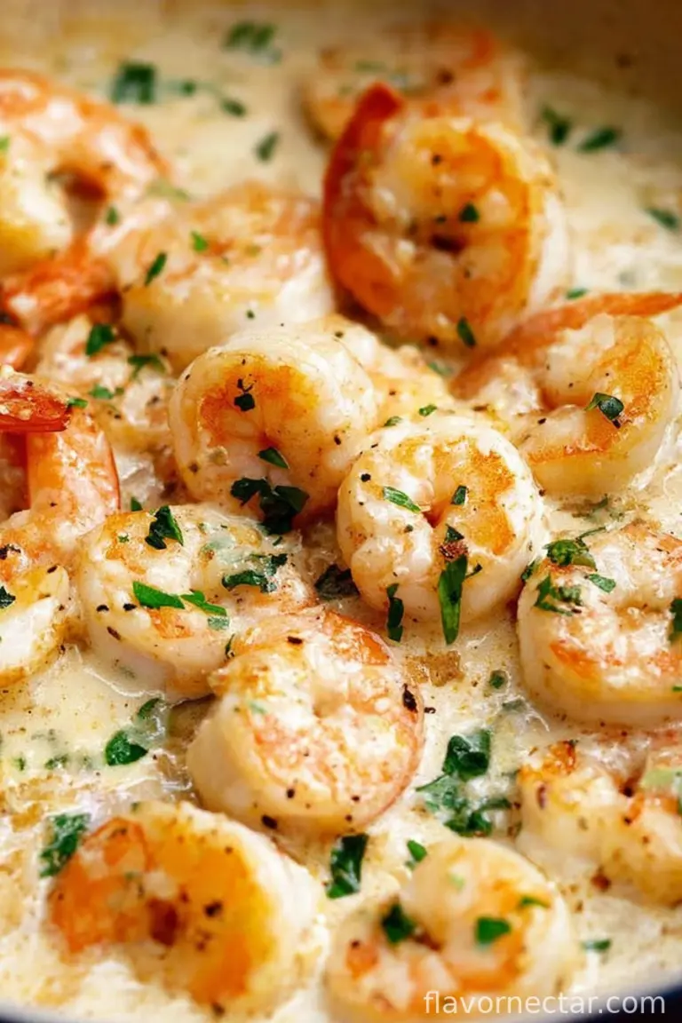 Creamy Garlic Shrimp (15 mins)