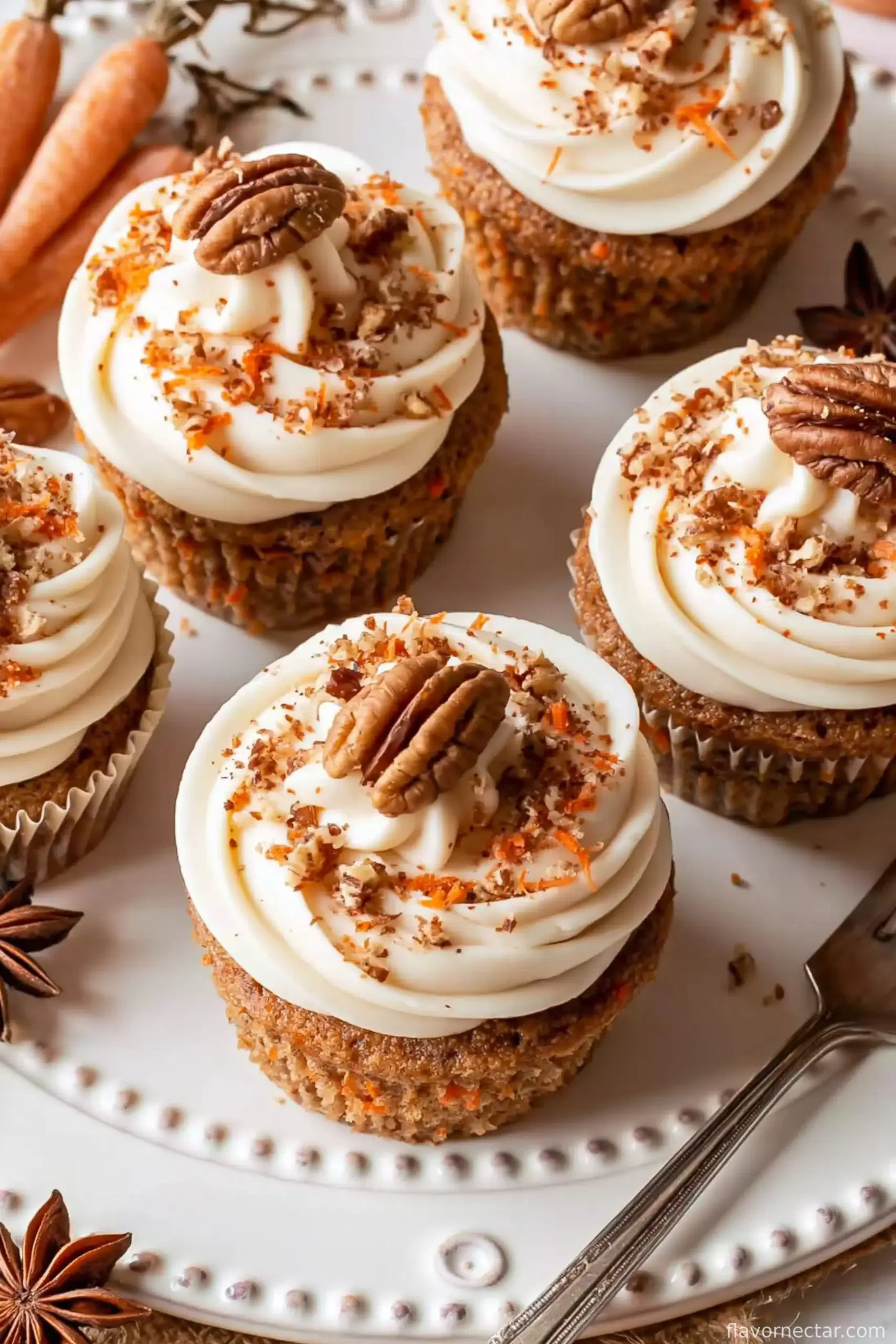 Easy Carrot Cake Cupcakes