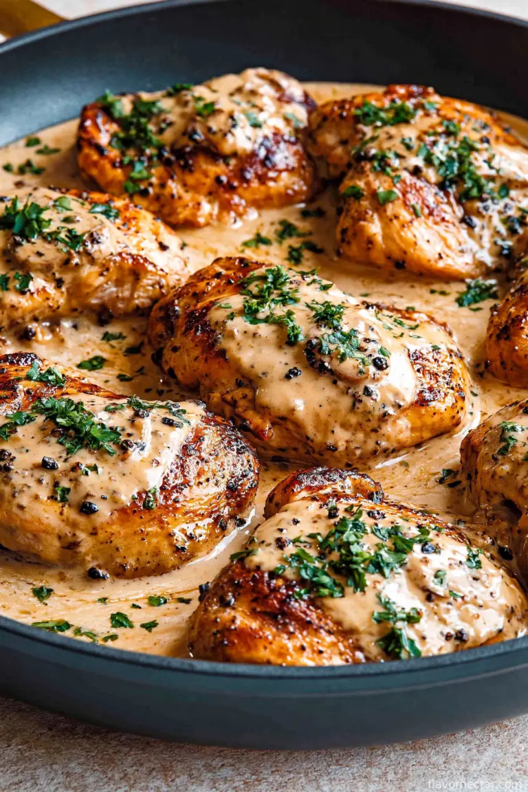 Easy Chicken au Poivre