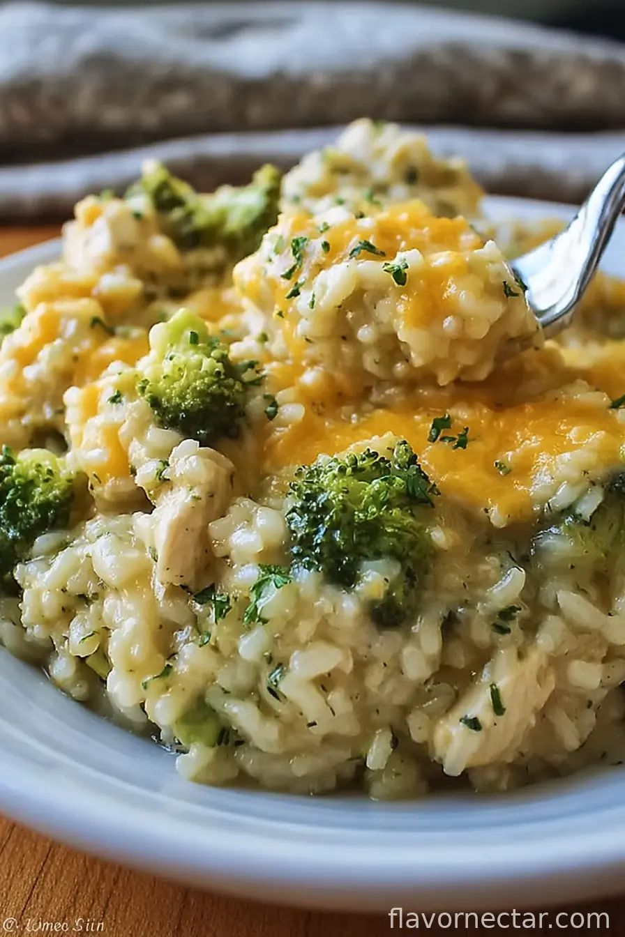 Easy Crockpot Cheesy Chicken Broccoli Rice