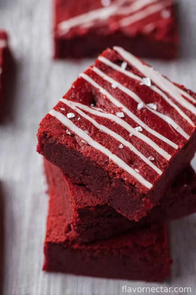 Fudgy Red Velvet Brownies Recipe