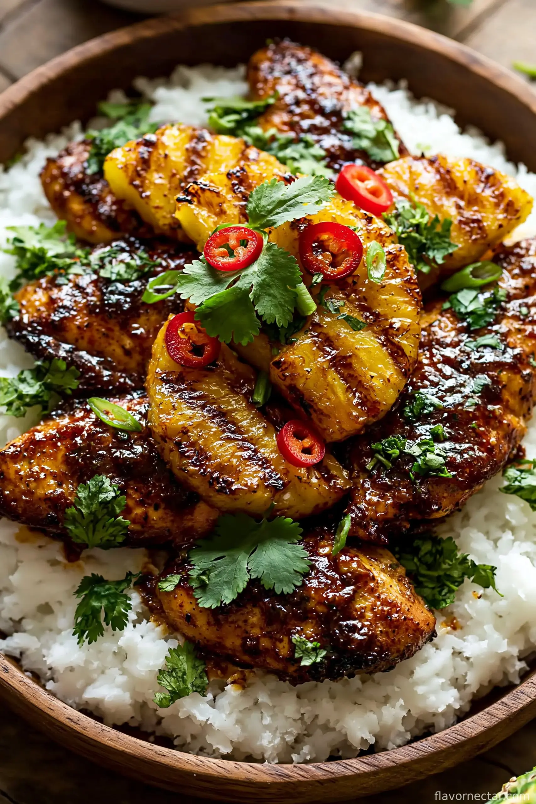 Hawaiian Chicken & Coconut Rice