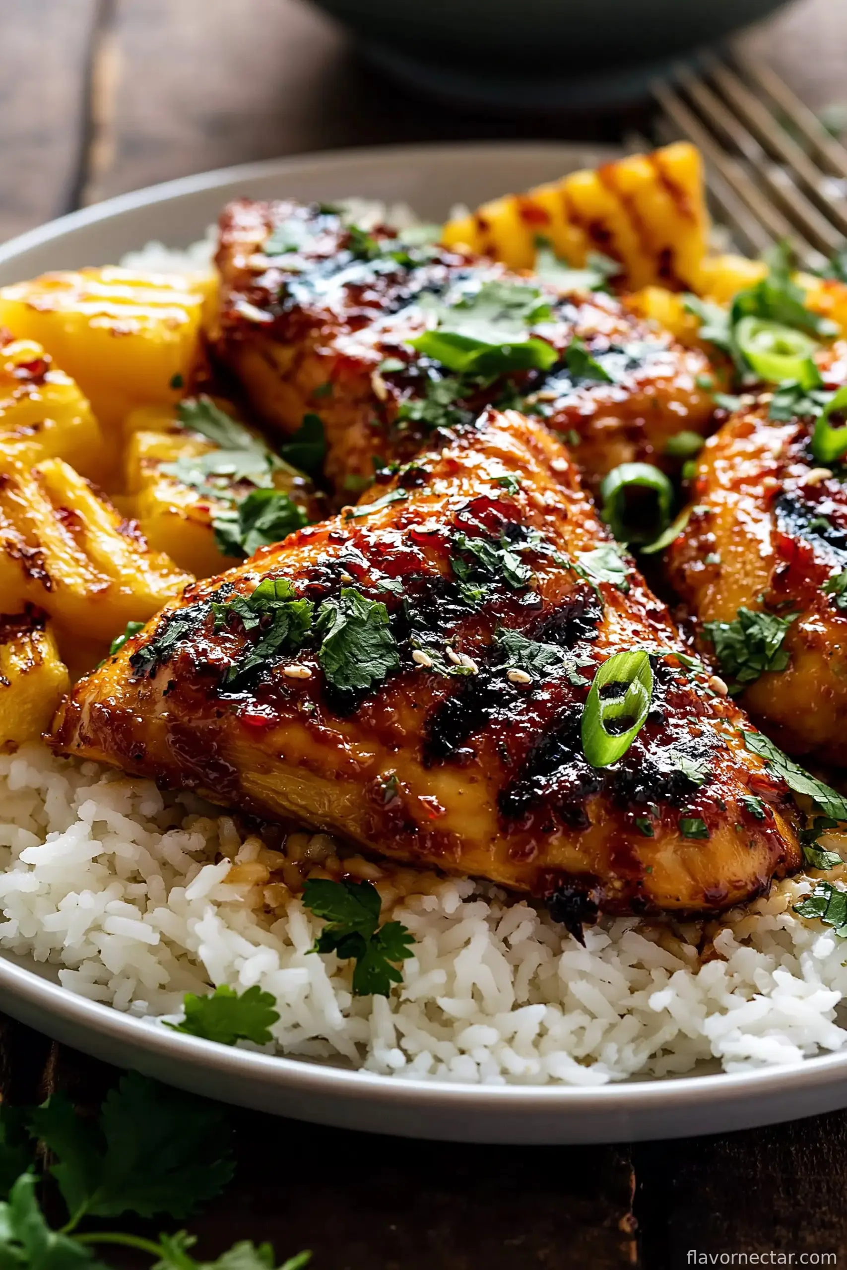Hawaiian Chicken & Coconut Rice