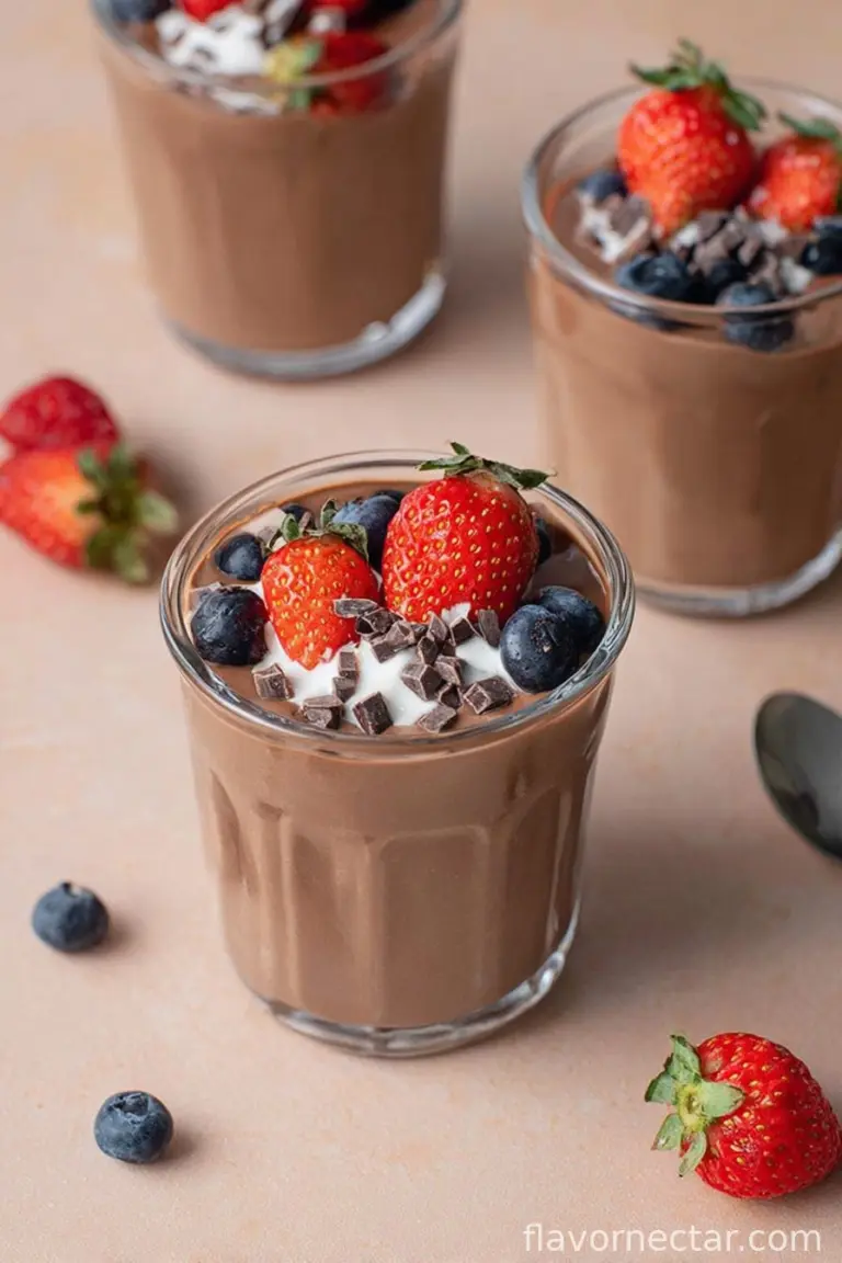 High Protein Chocolate Pudding