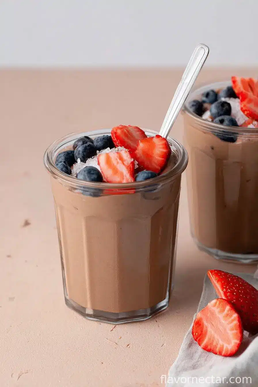 High Protein Chocolate Pudding