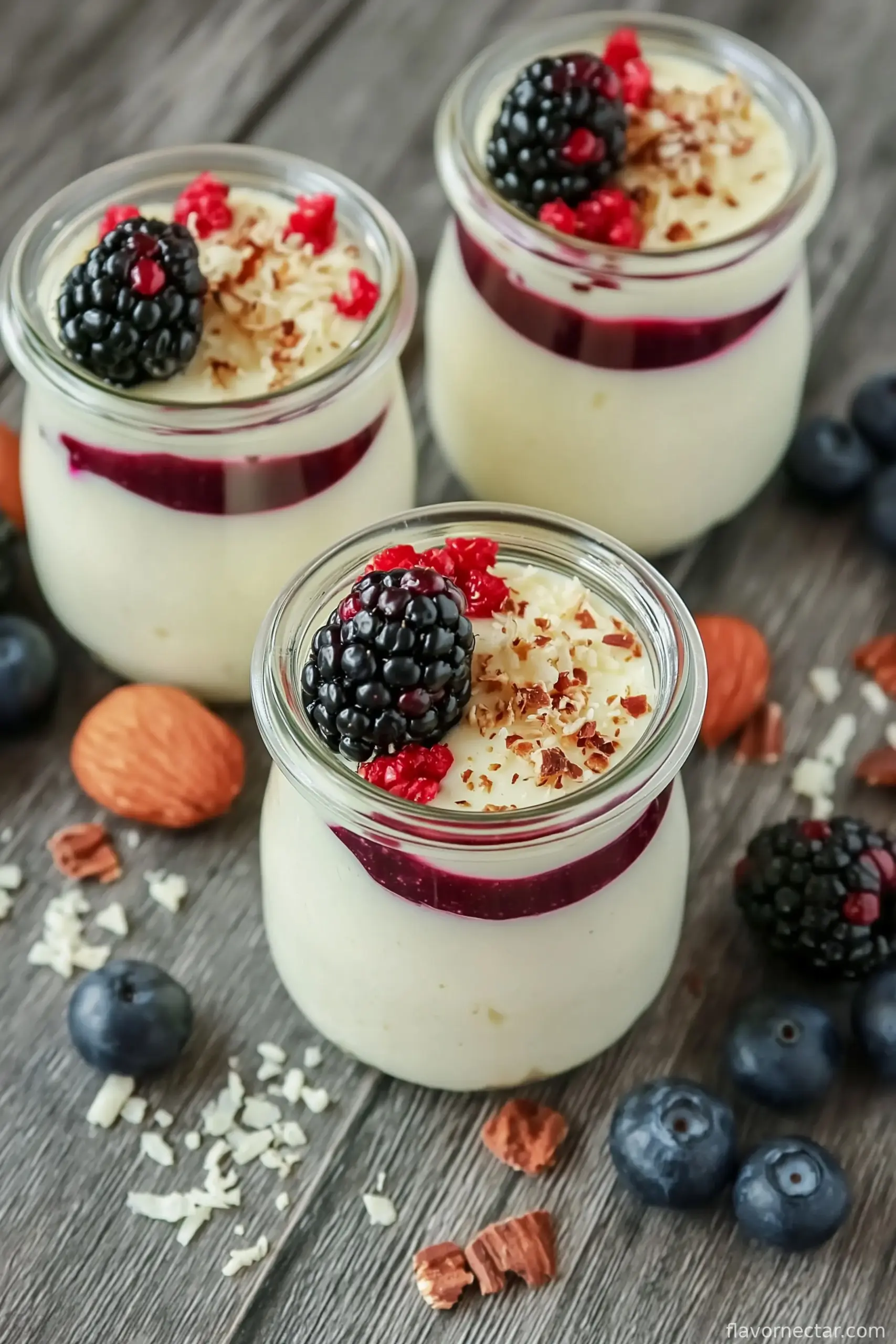 High Protein Vanilla Pudding with Yogurt
