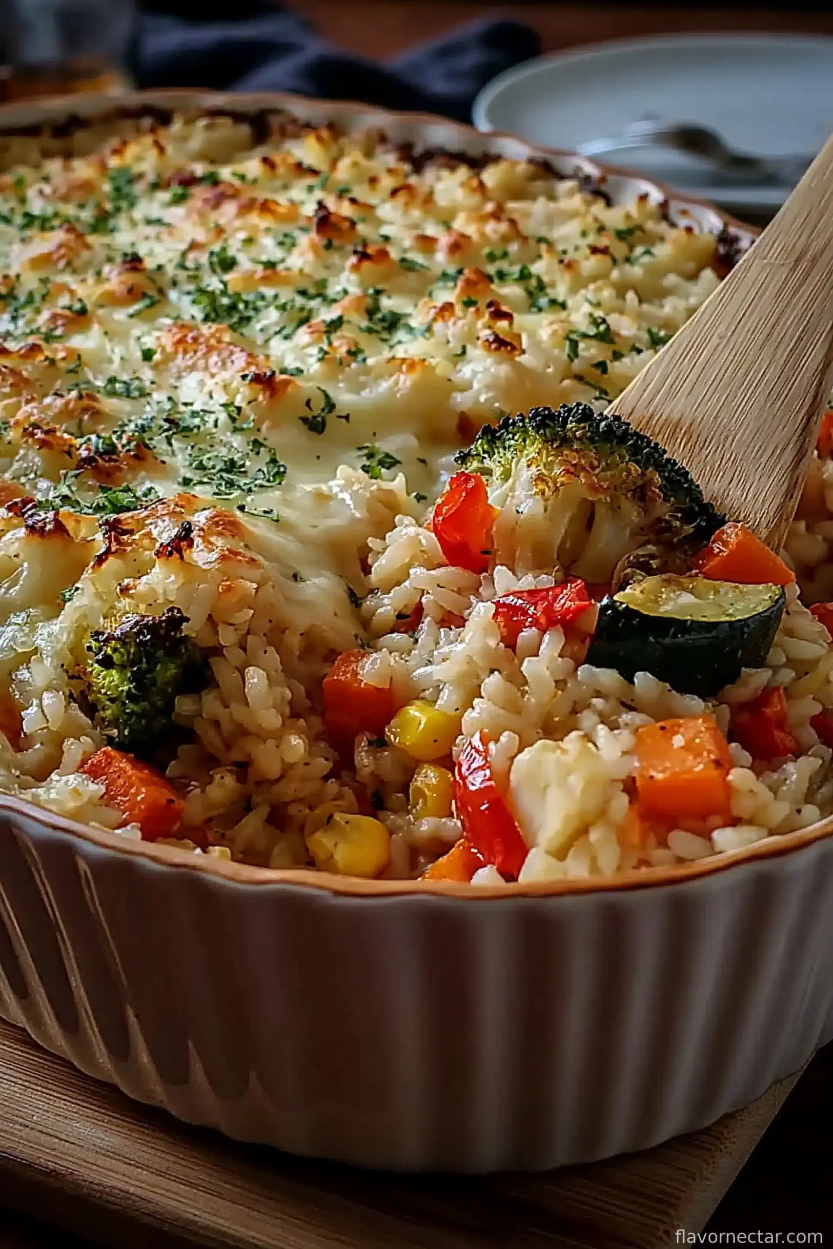 Irresistible 30-Minute Fast Veggie Rice Bake