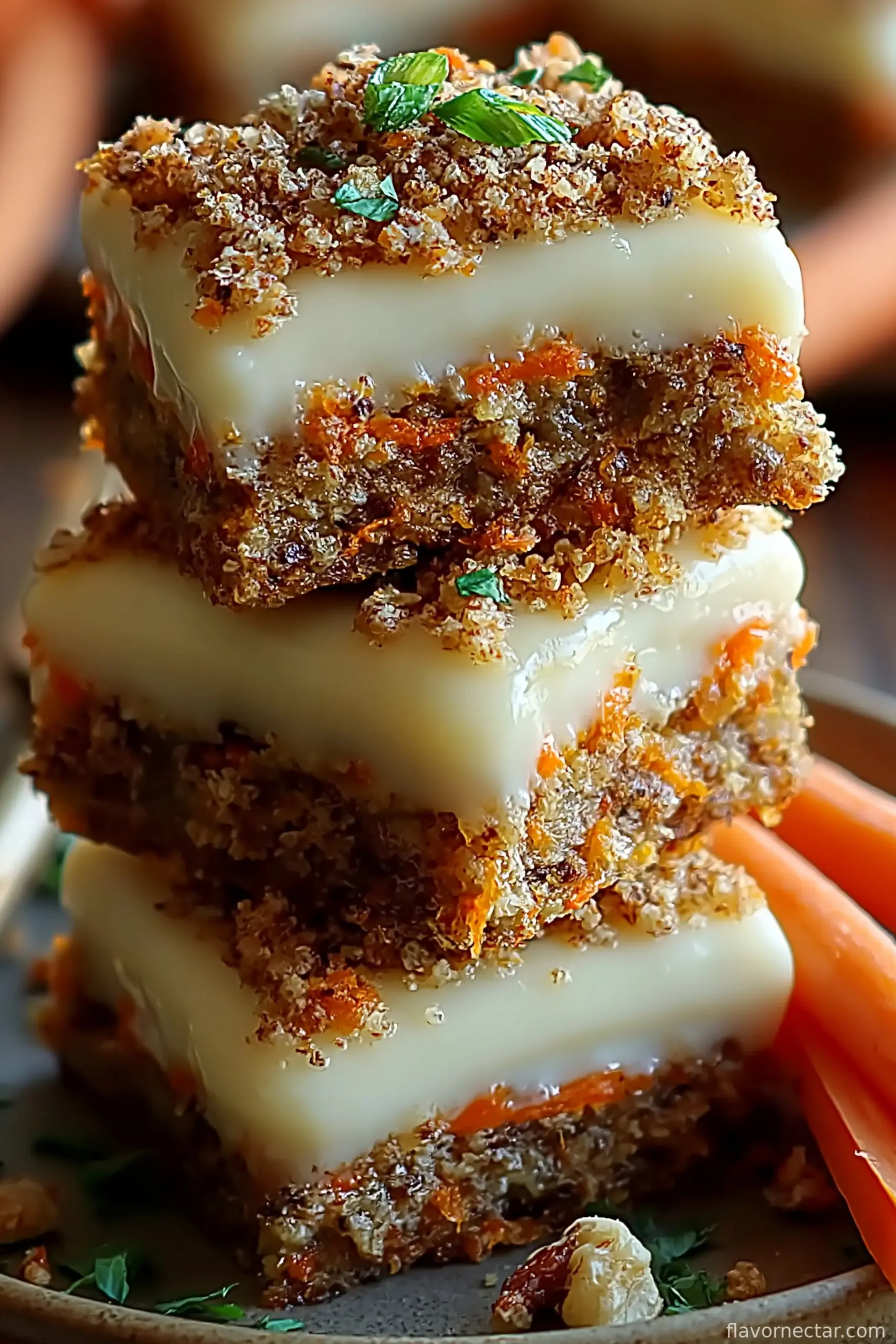 Irresistibly Indulgent Carrot Cake Cream Cheese Bars