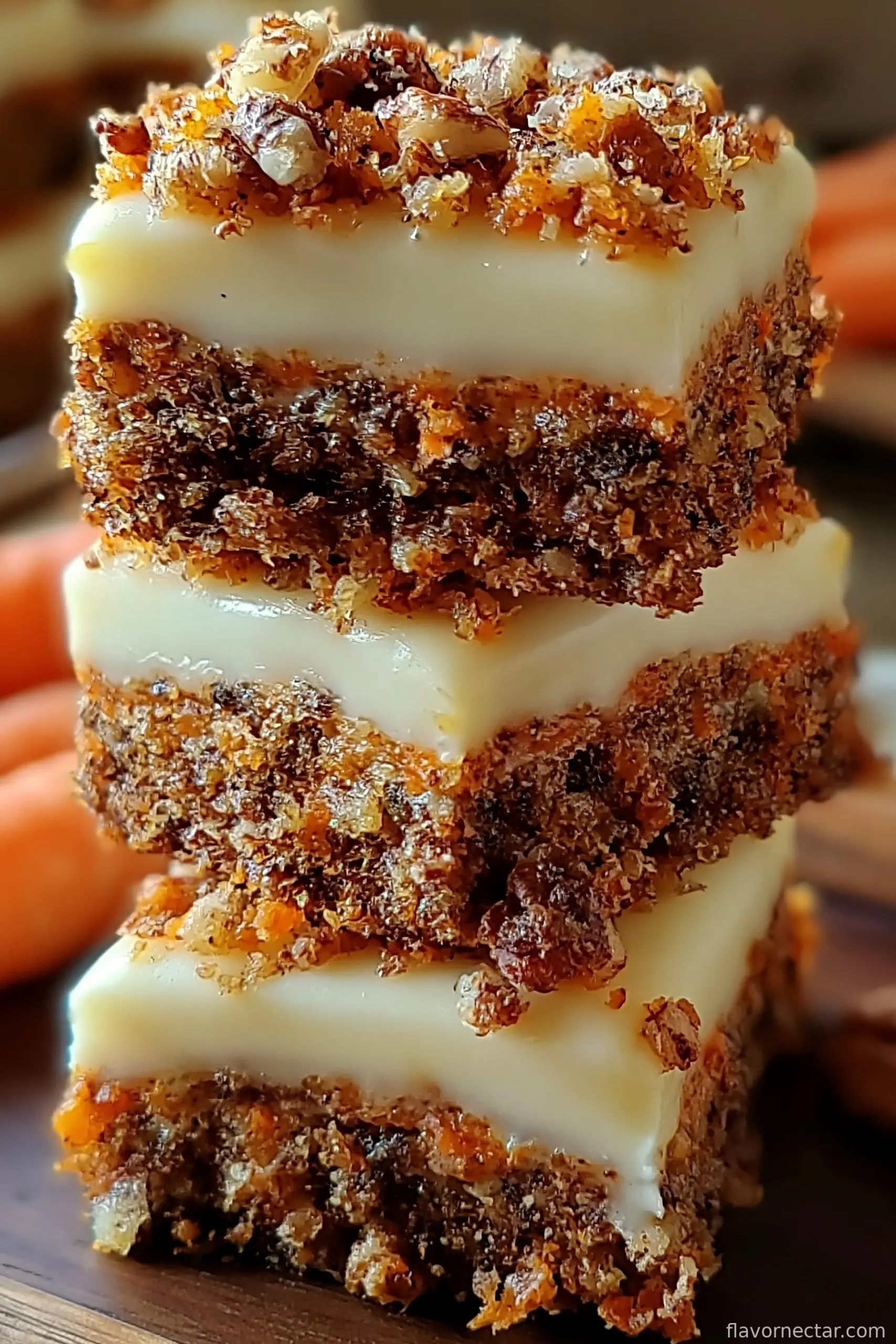 Irresistibly Indulgent Carrot Cake Cream Cheese Bars