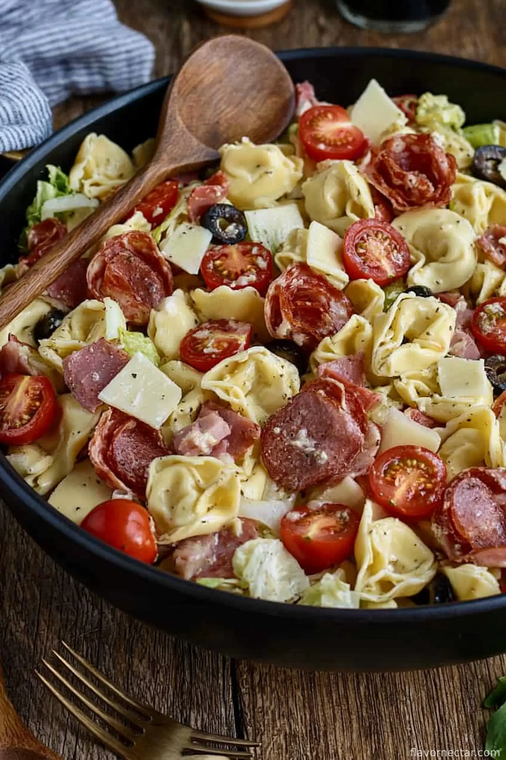 Italian Grinder Tortellini Salad