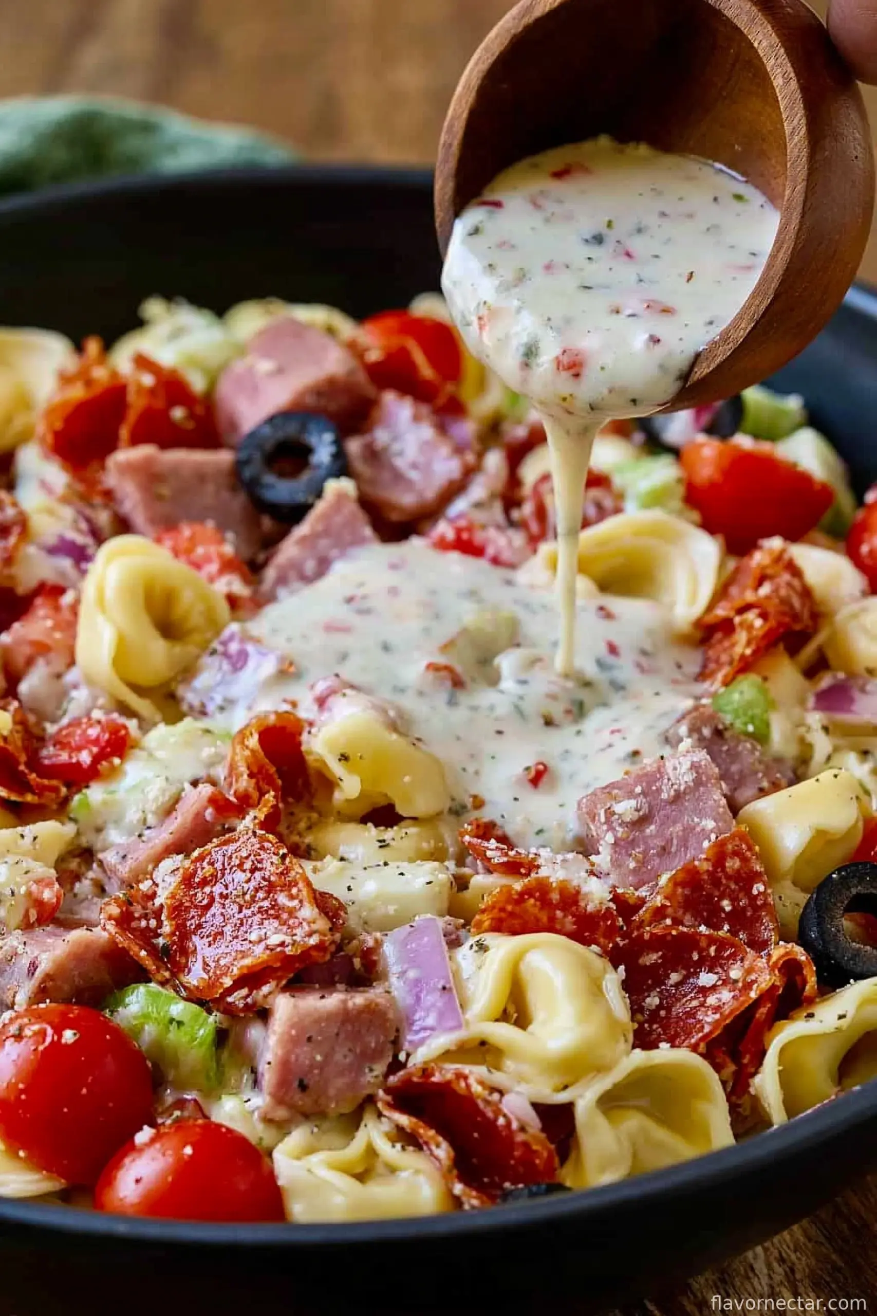 Italian Grinder Tortellini Salad