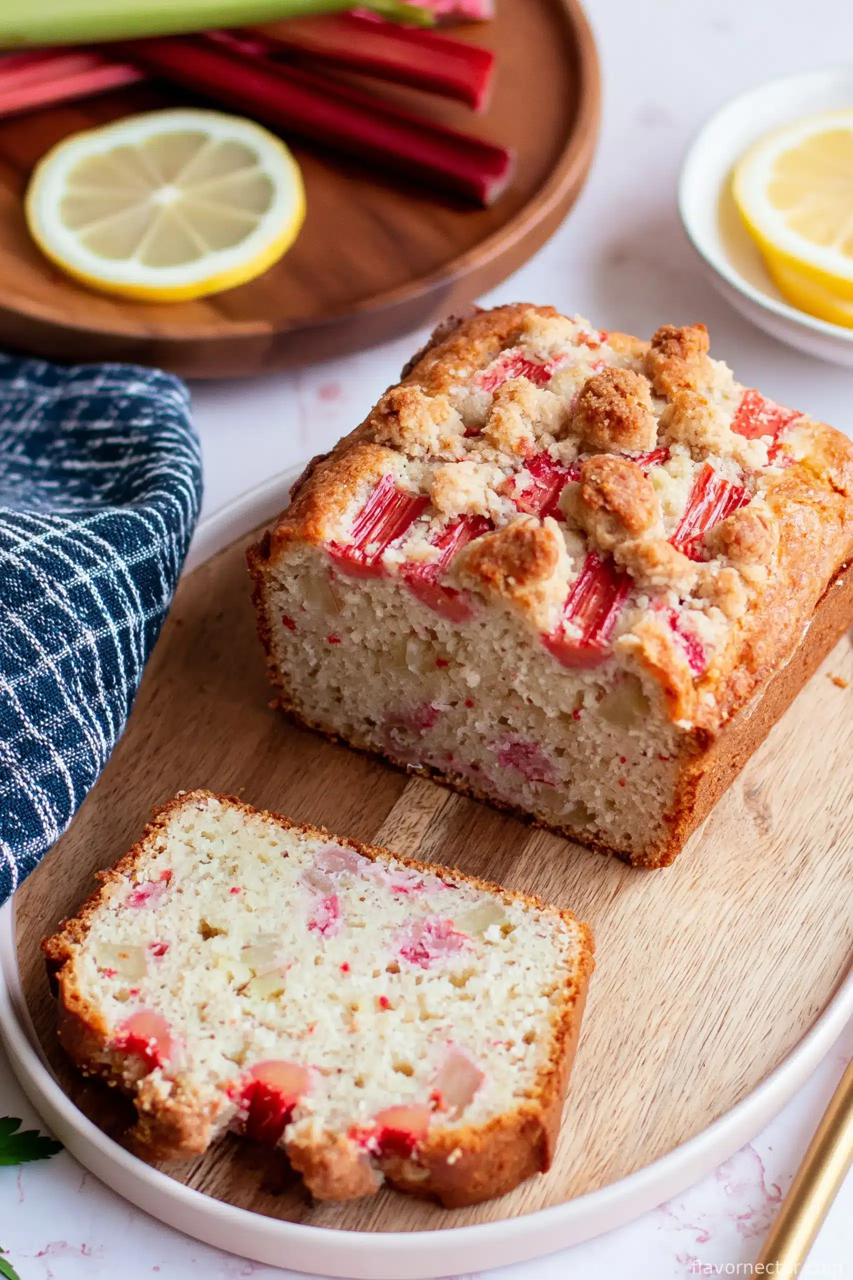 Lemon Rhubarb Bread