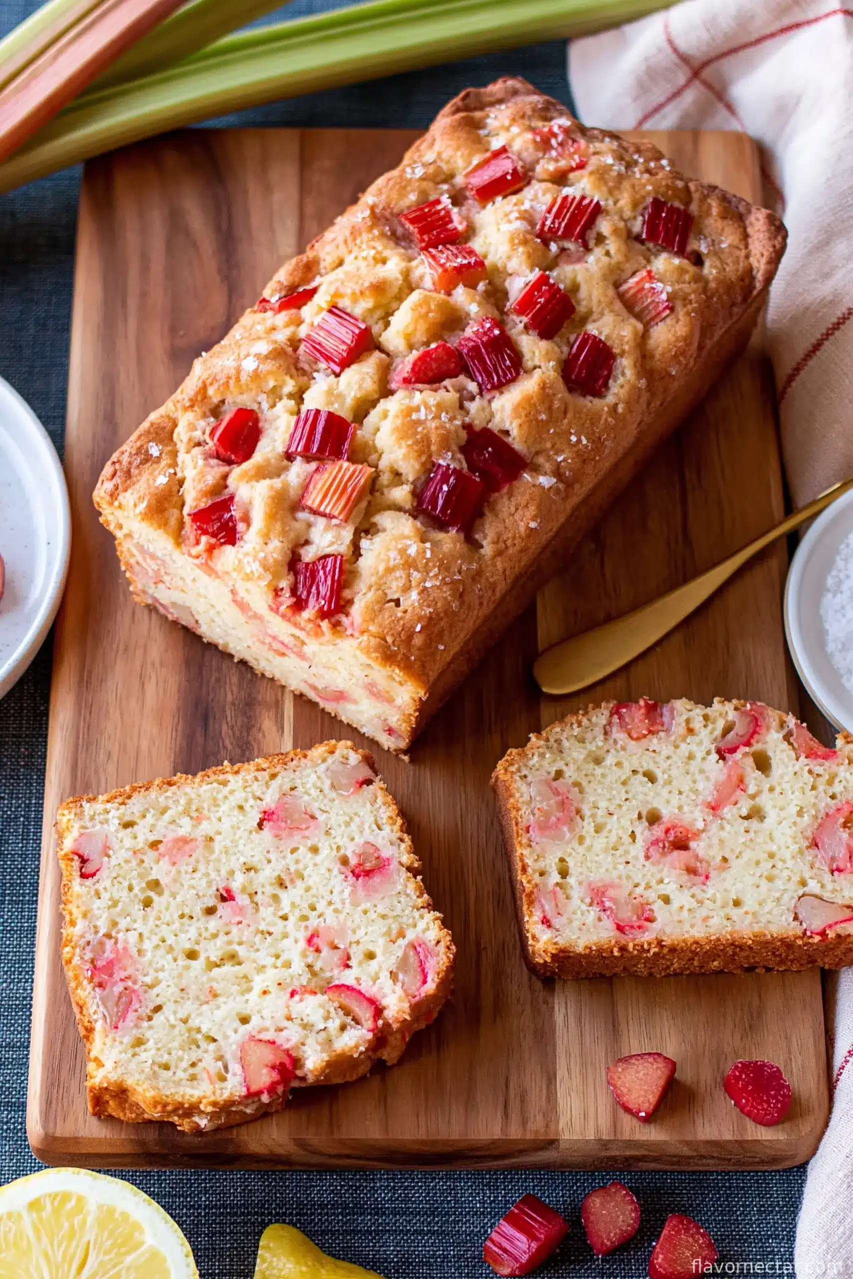 Lemon Rhubarb Bread