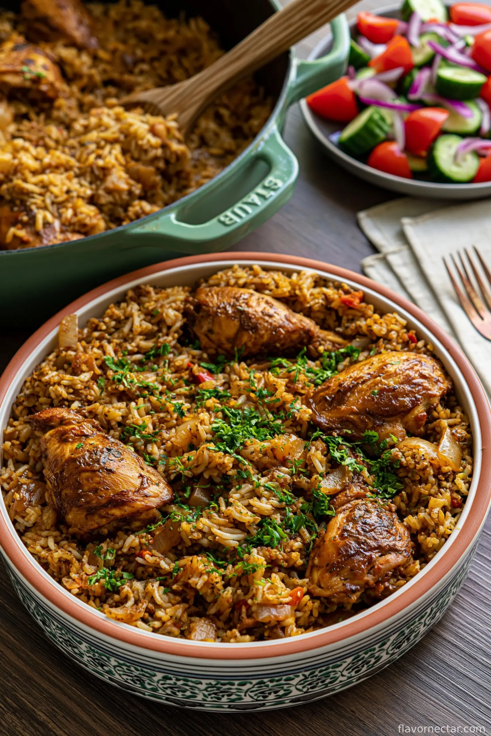 One Pot Shawarma Chicken and Rice