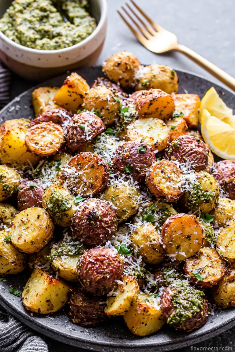 Parmesan Pesto Roasted Potatoes