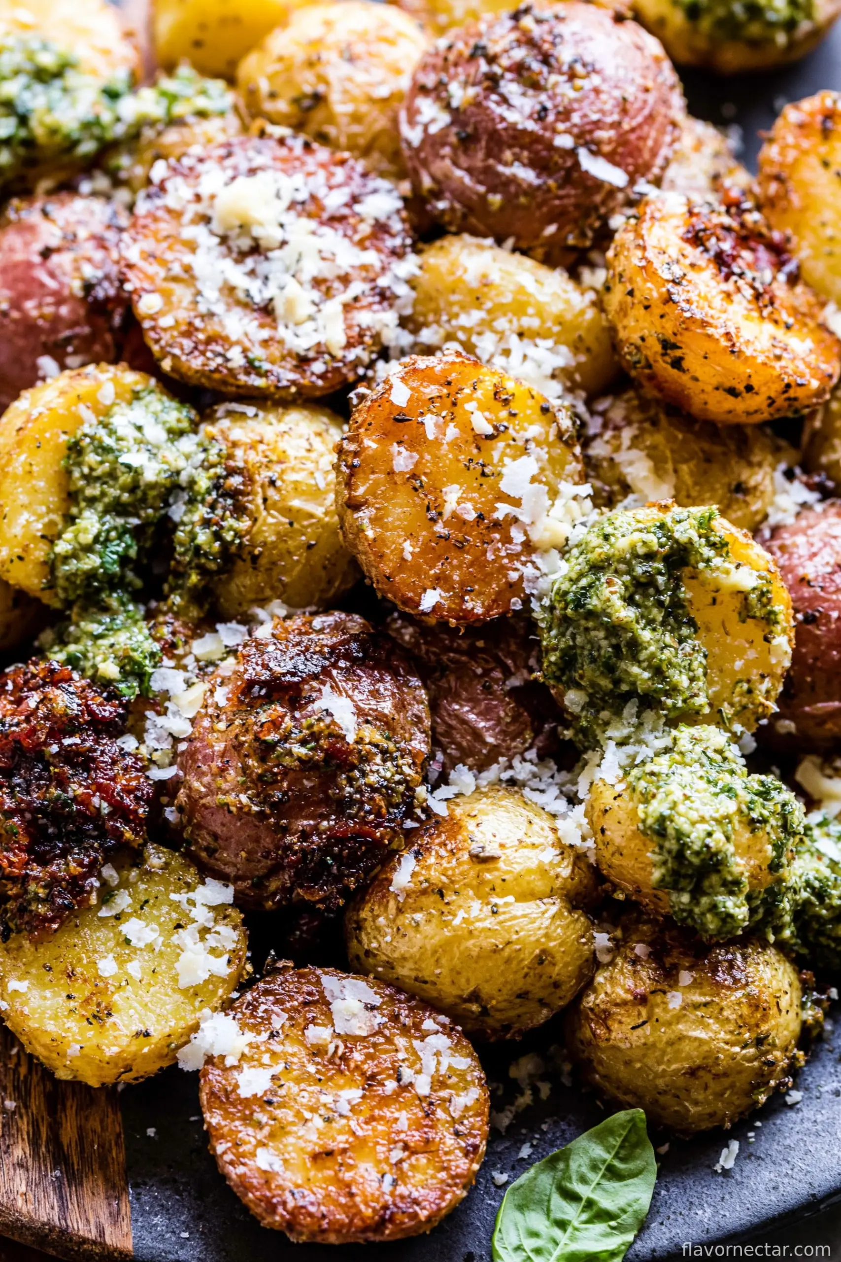 Parmesan Pesto Roasted Potatoes