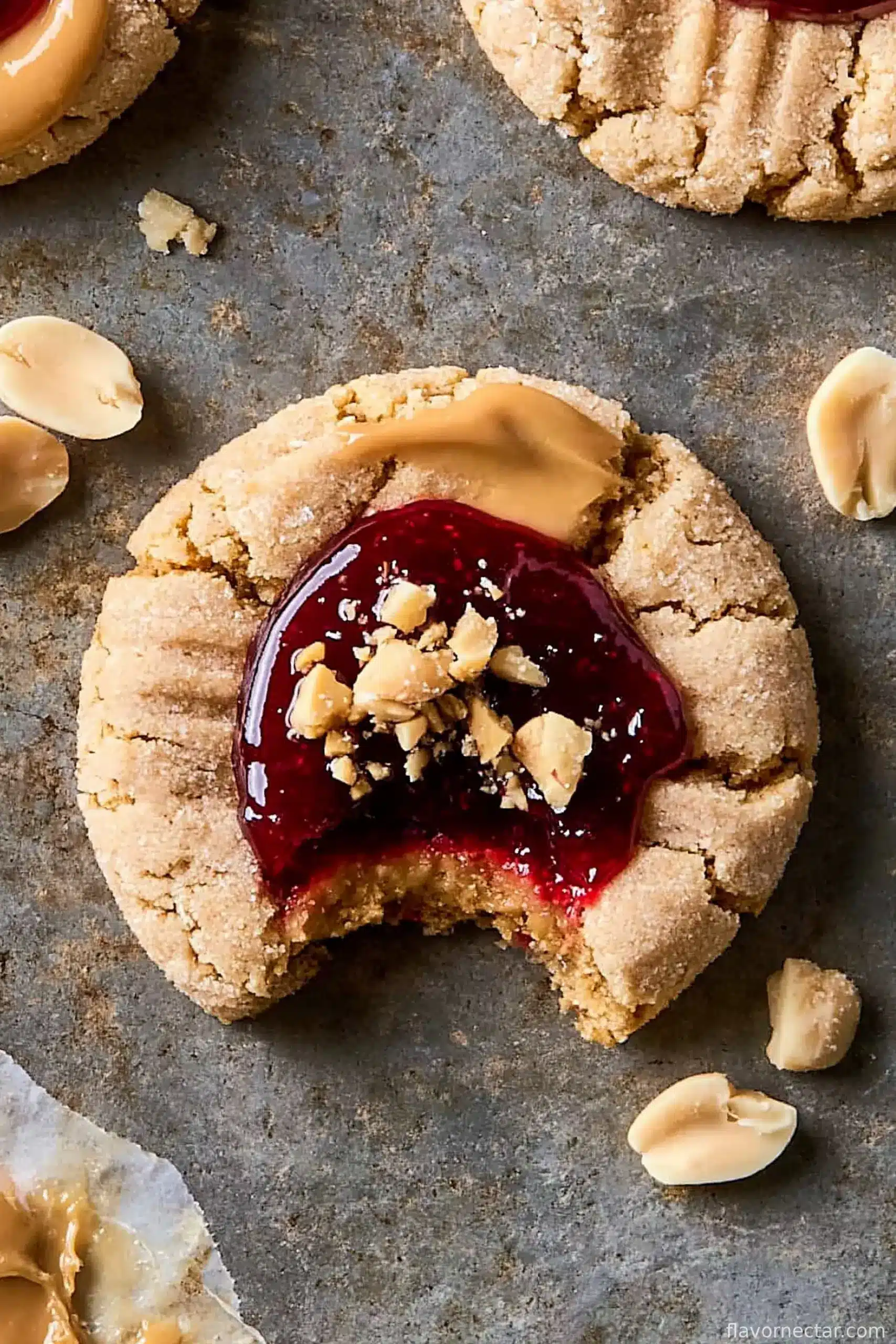 Peanut Butter and Jelly Cookies