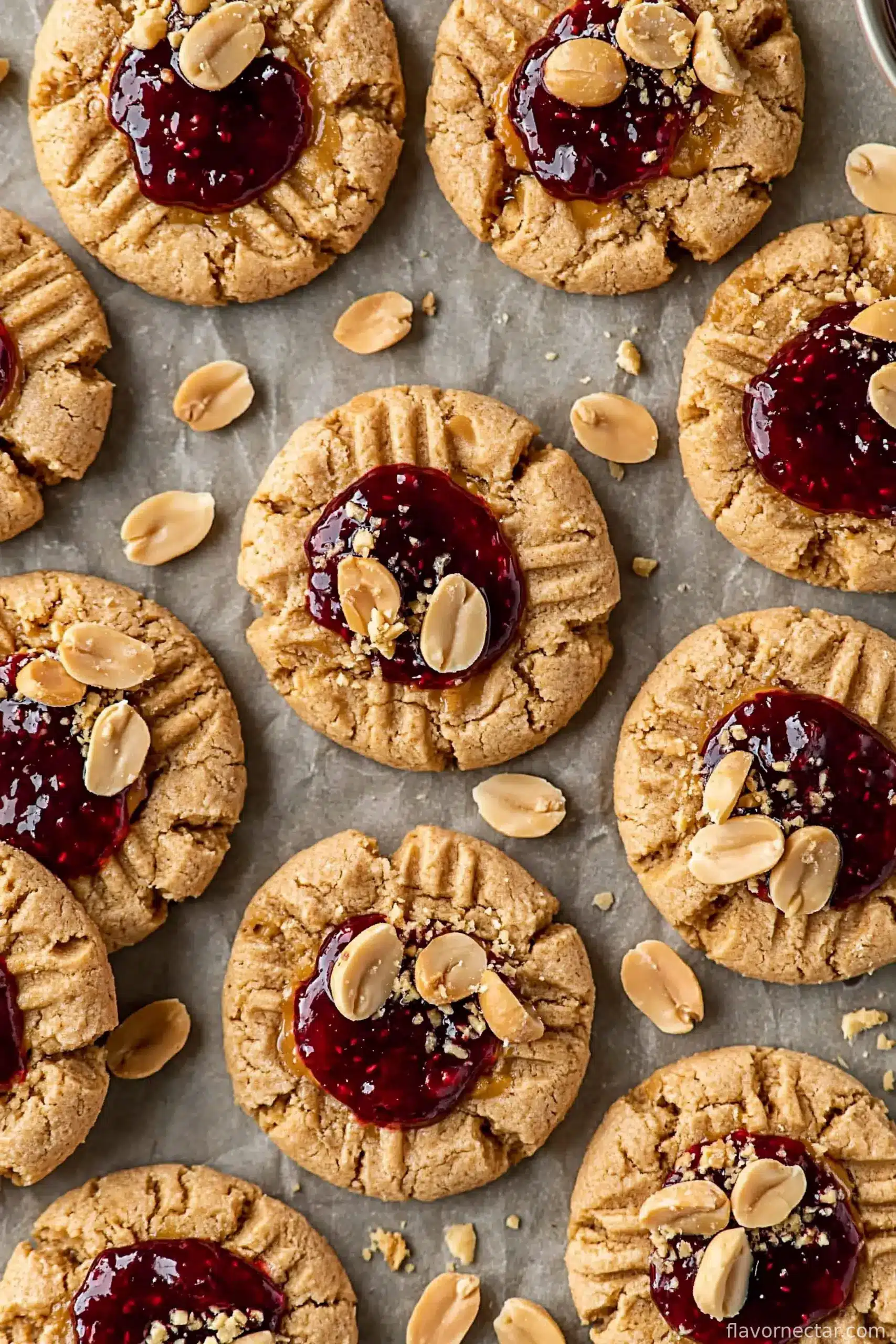 Peanut Butter and Jelly Cookies