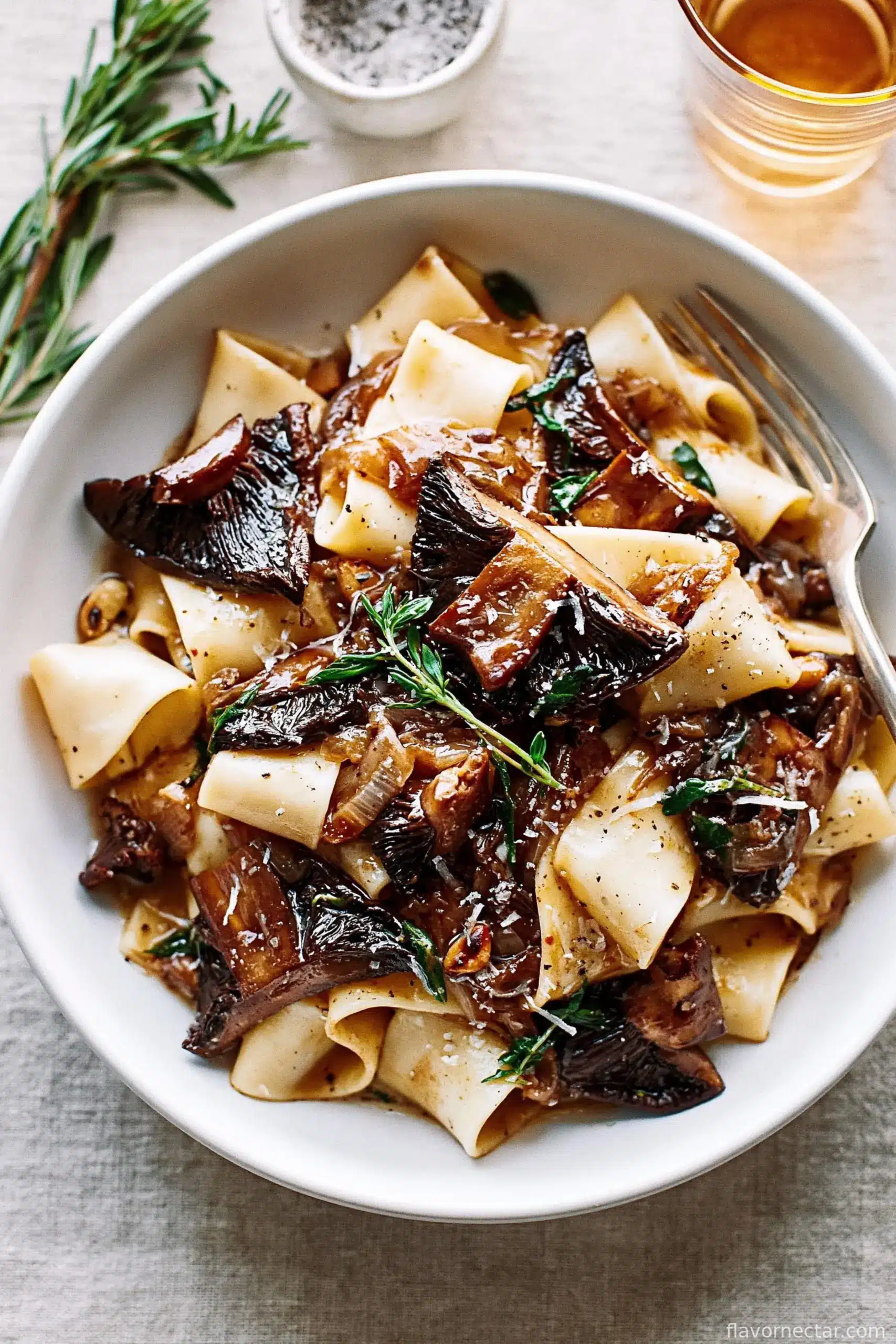 Portobello Mushroom Pappardelle