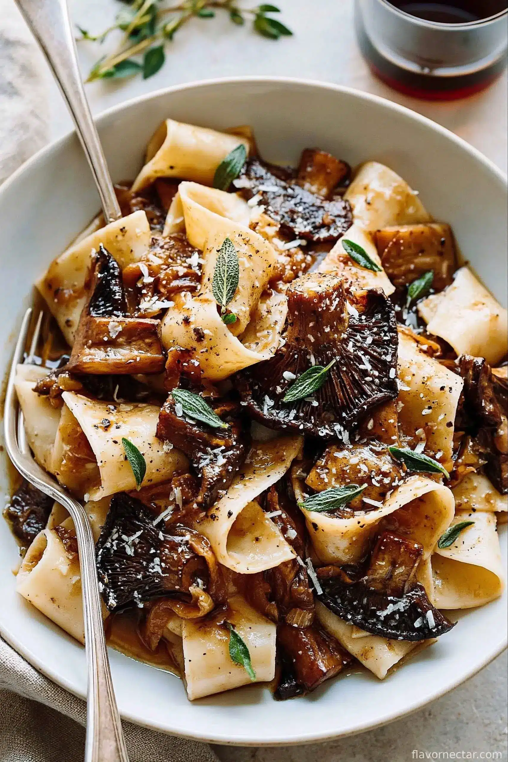 Portobello Mushroom Pappardelle