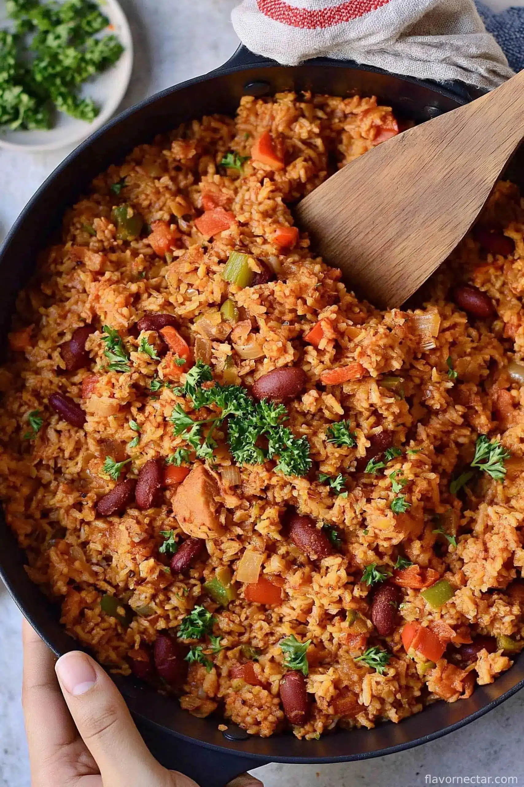 Spanish Rice And Beans | Easy Recipe