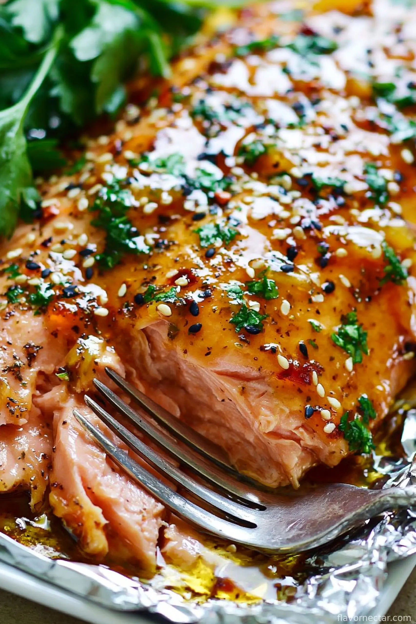 Spicy Honey Baked Salmon