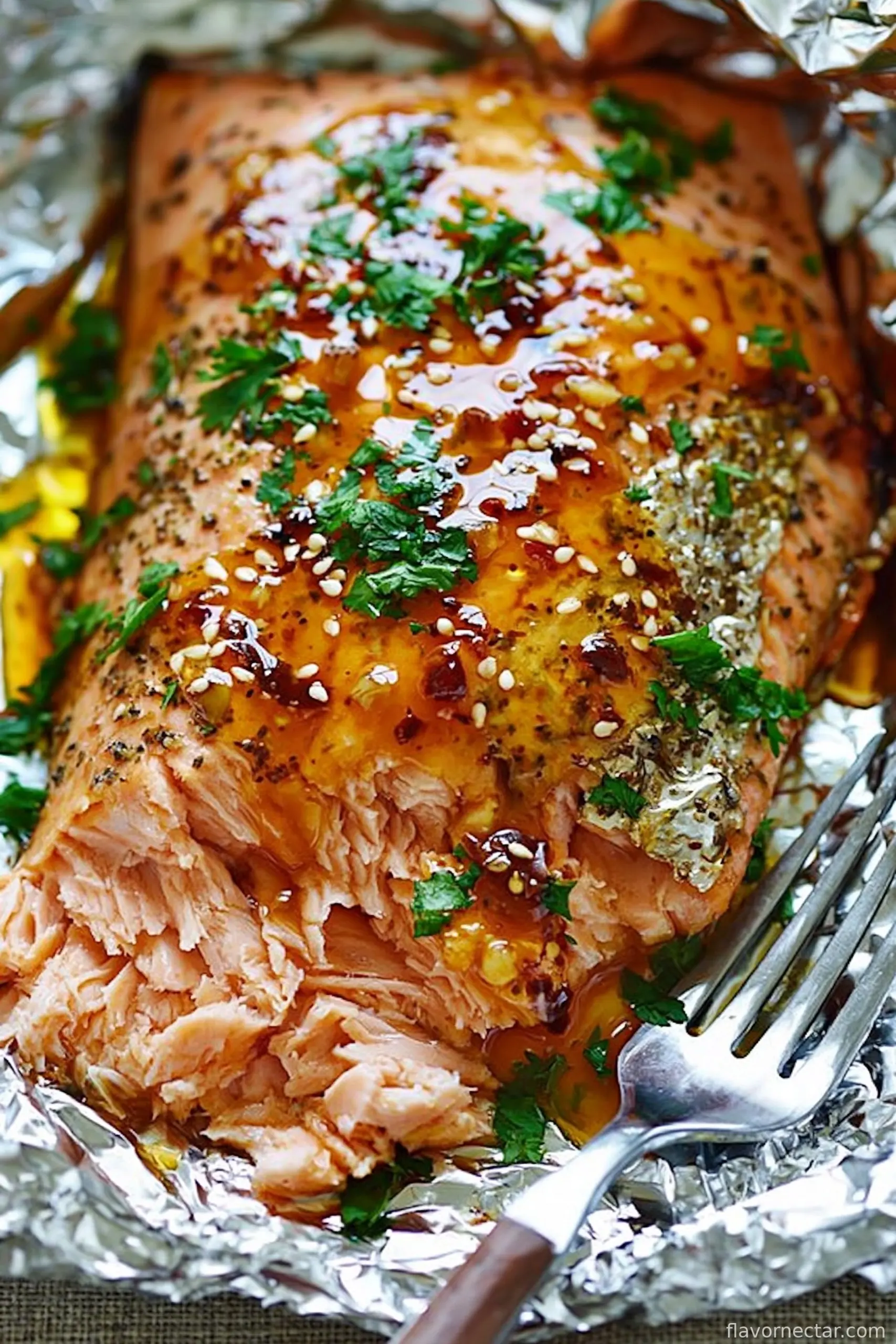 Spicy Honey Baked Salmon