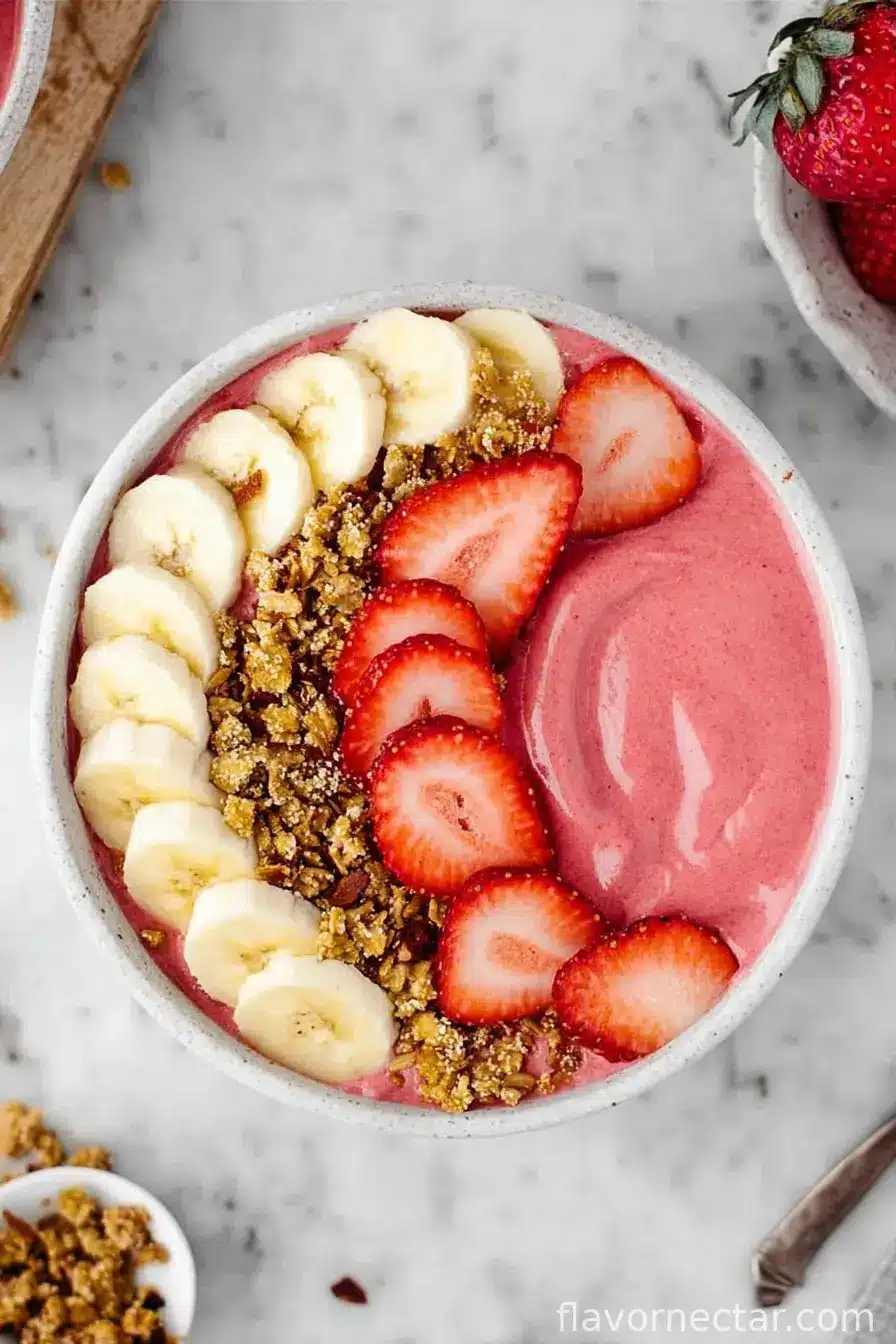 Strawberry Banana Smoothie Bowl