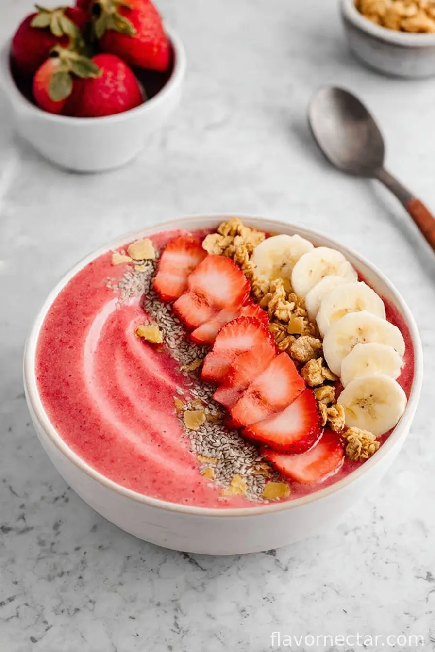Strawberry Banana Smoothie Bowl
