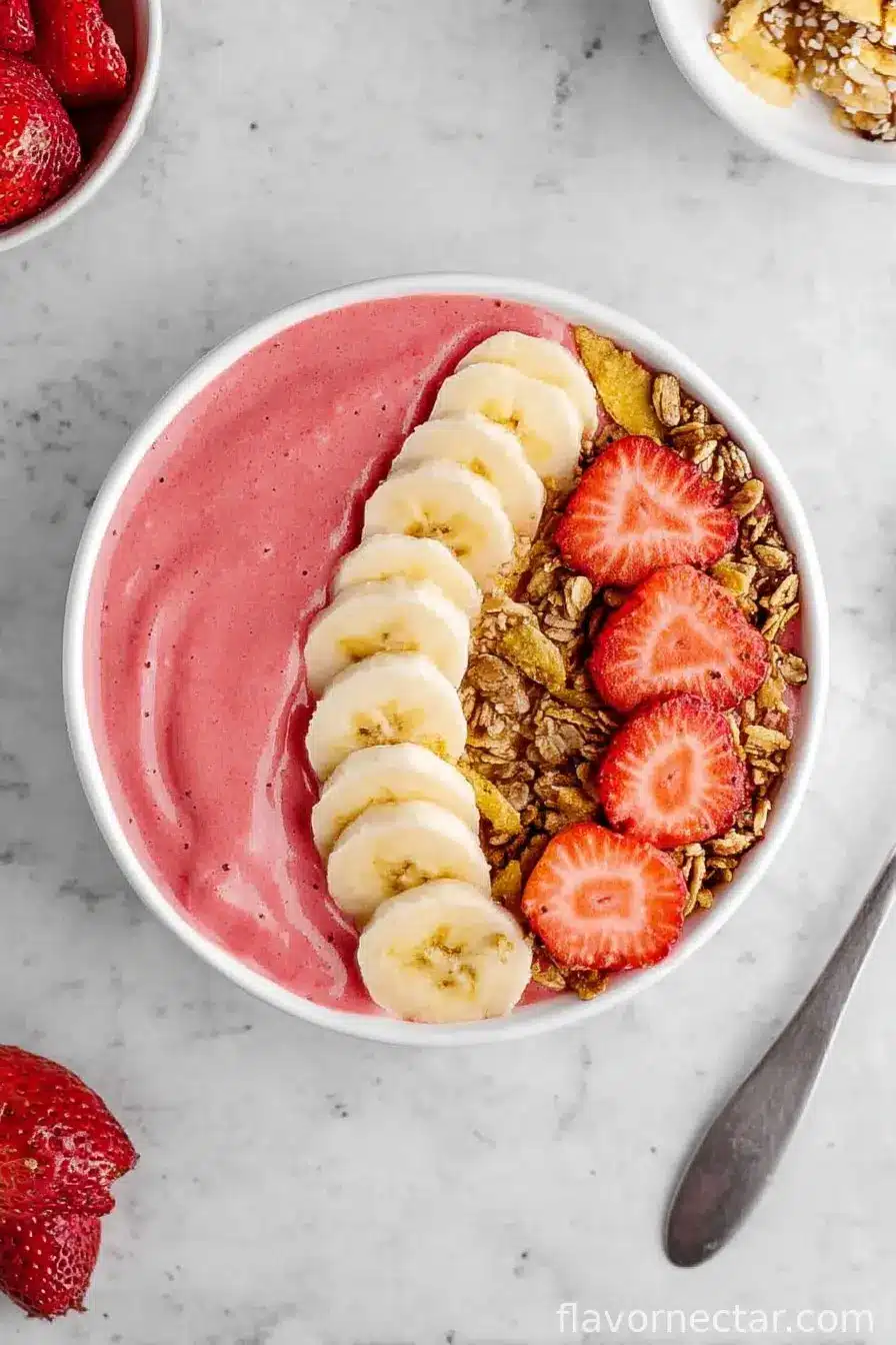 Strawberry Banana Smoothie Bowl