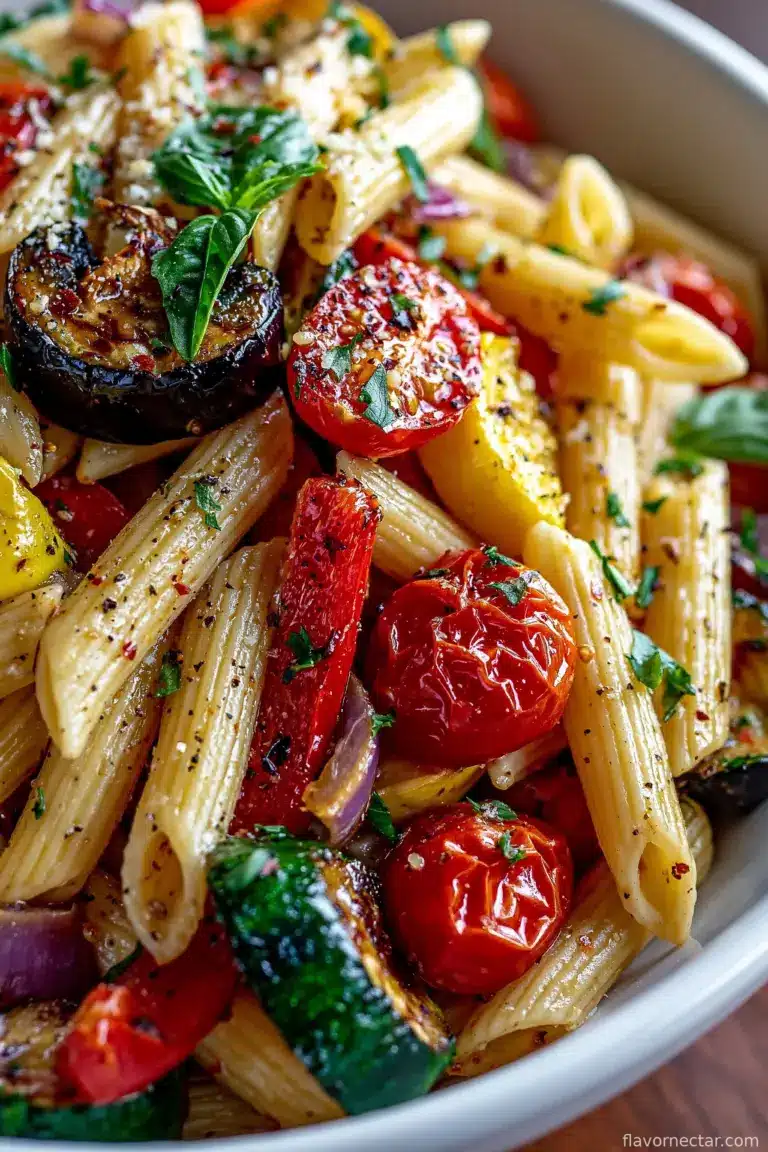 Tasty Roasted Vegetable Pasta Recipe
