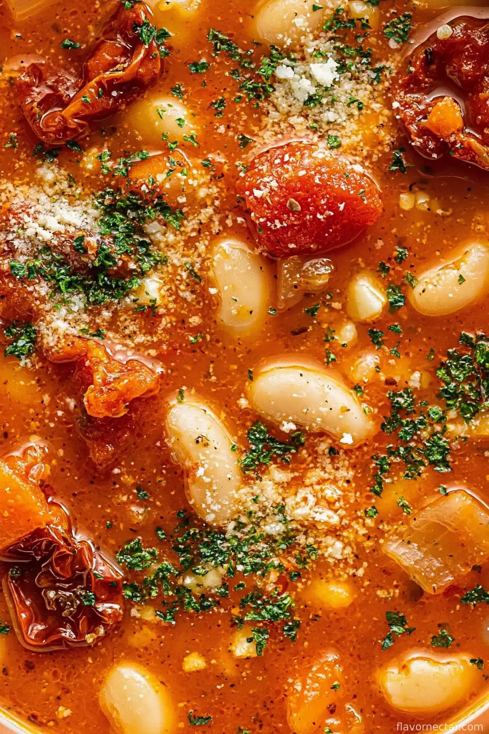 White Bean Soup with Tomatoes and Garlic