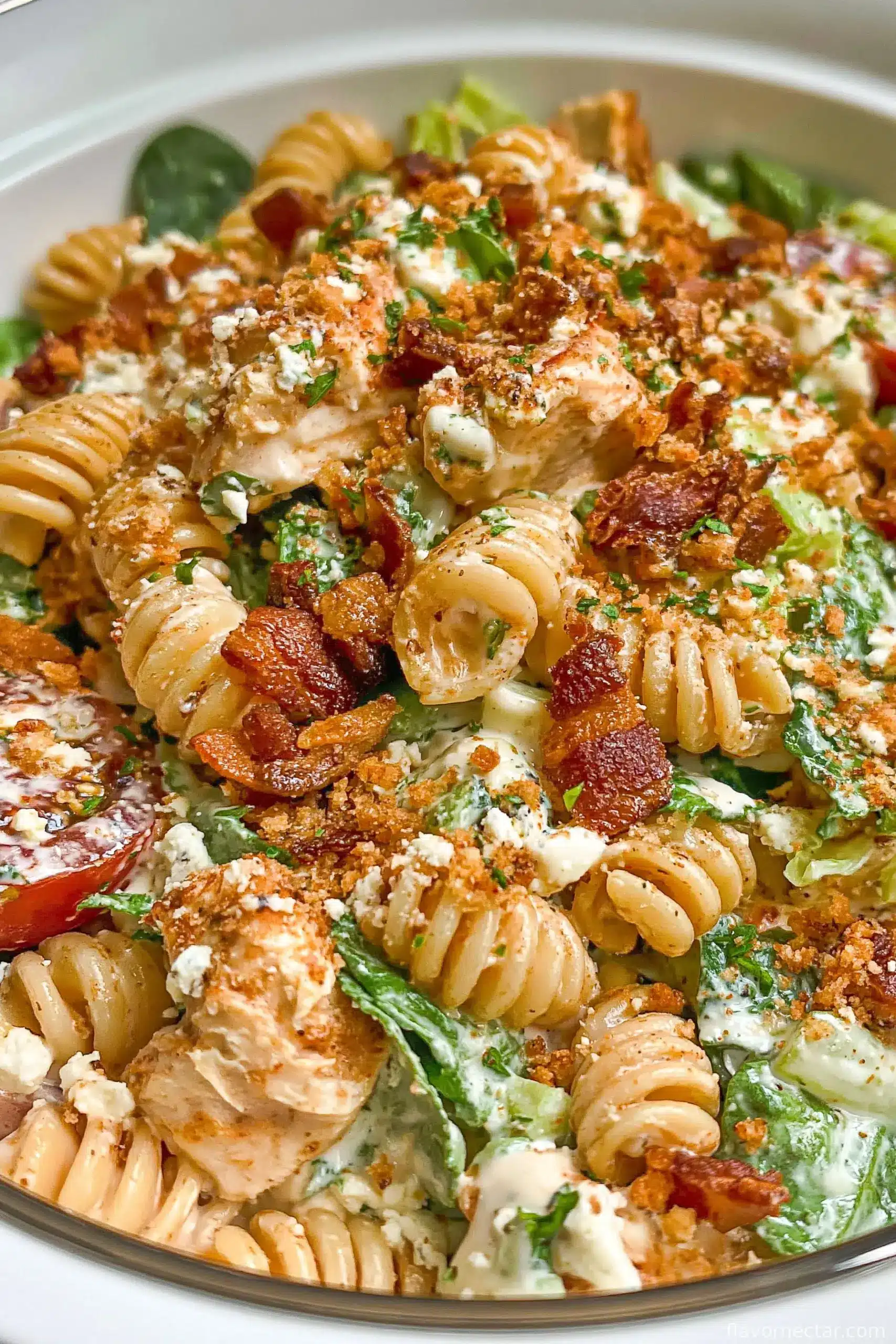 Chicken Bacon Ranch Pasta Salad