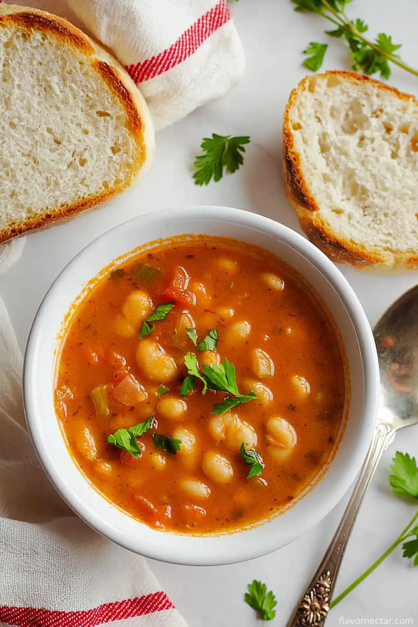 Fasolatha - White Bean And Tomato Soup