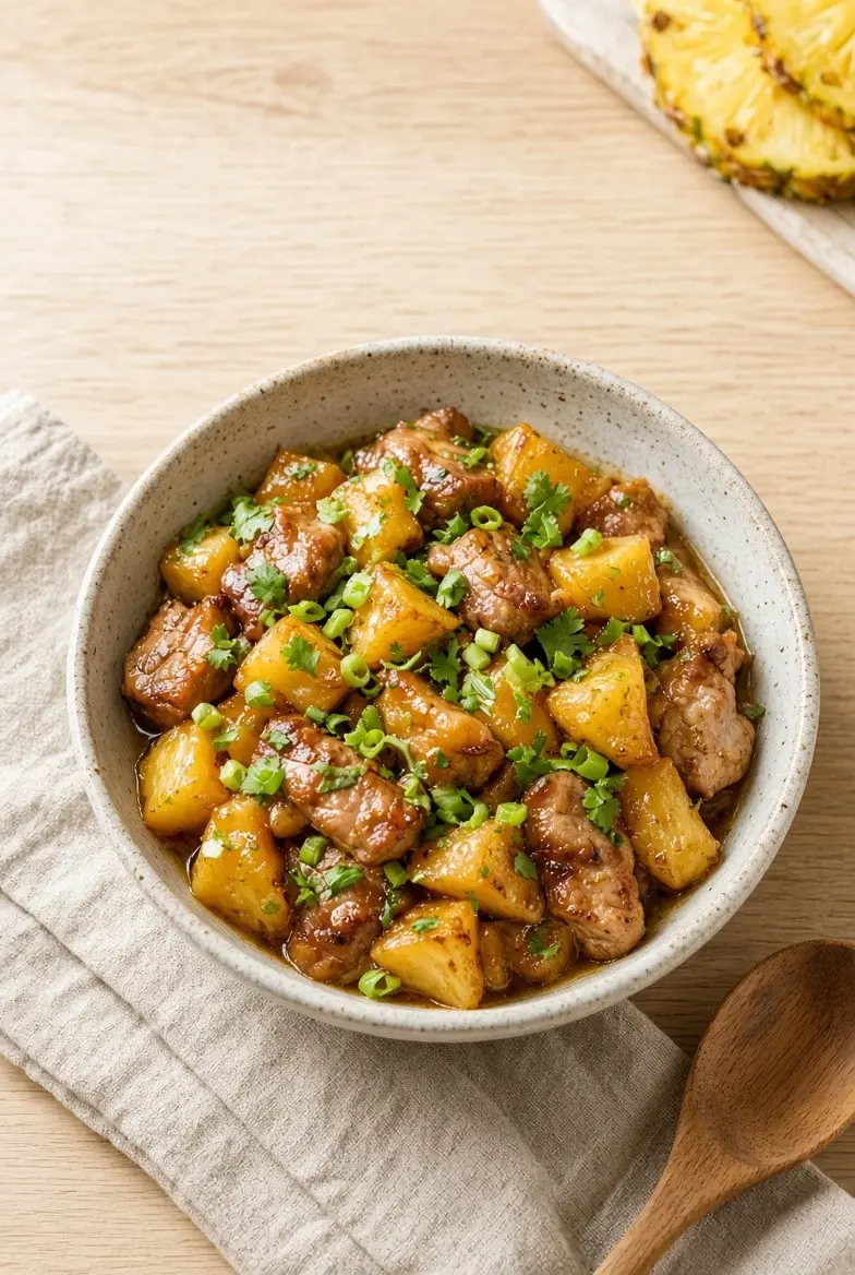 Crockpot Pineapple Pork
