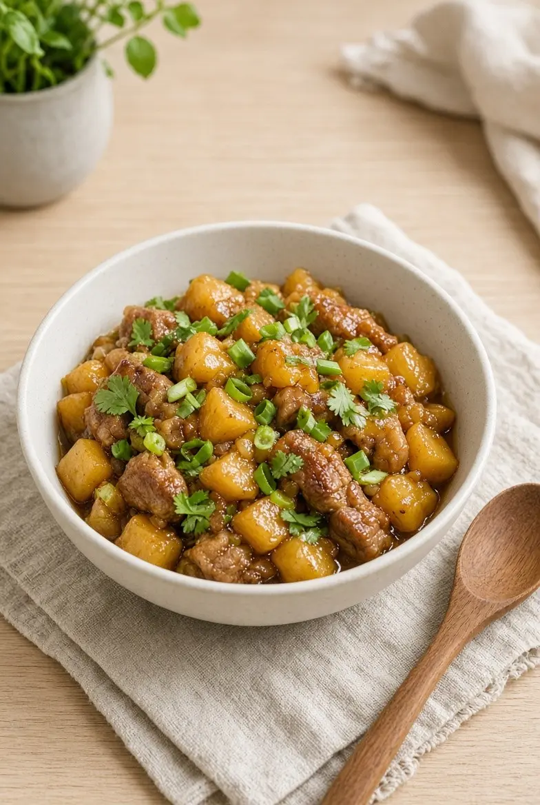 Crockpot Pineapple Pork