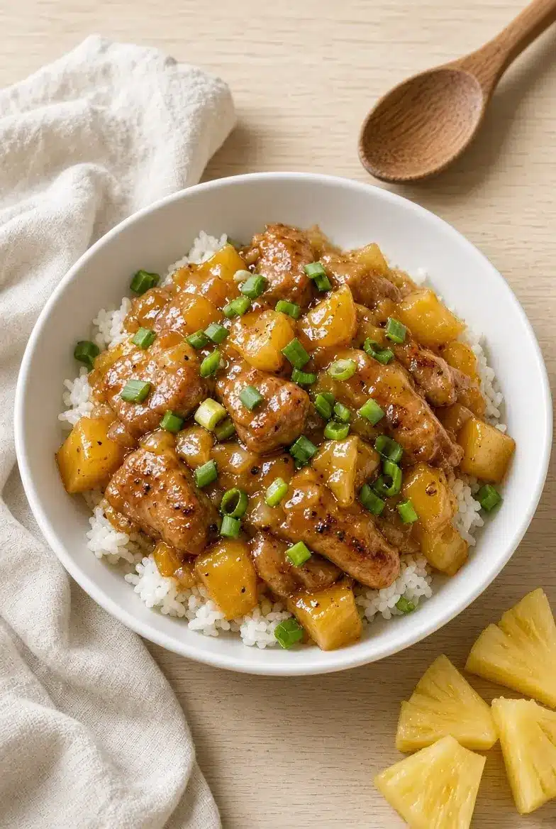 Crockpot Pineapple Pork
